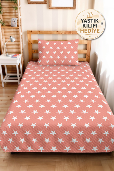 Evimde Bambaşka Star Pink Girls' Pique Set - Pastel White Baby Room Seasonal ...