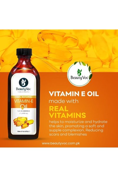 Beauty Voc Essential andherbal Oils Vitamin E Oil, 150 Ml