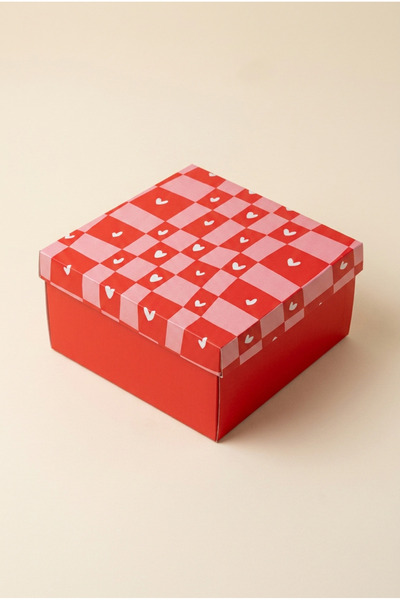 CREAPACK Kalpli Hediye Kutusu, Sevgiliye Özel Hediye Kutusu, Premium Paketlem...