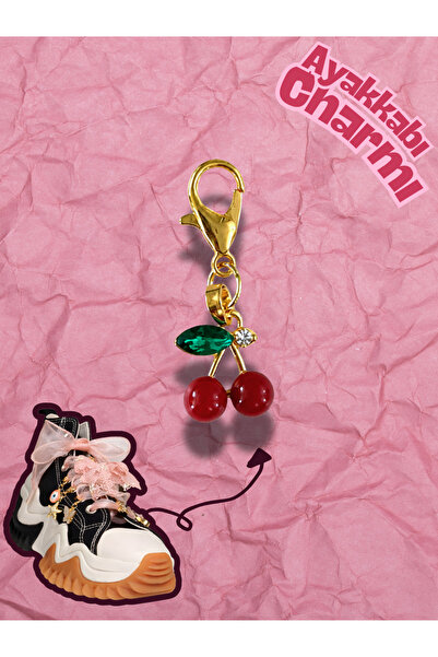 Hugs and Gifts Hugs & Gifts – Coquette Charm | Taşlı Kiraz Charm 🍒✨