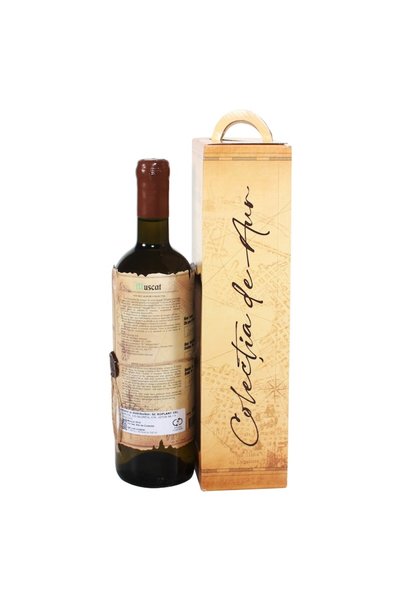 Milestii Mici Vin alb, de colectie Milestii Mici, Muscat, 2014, 0.75l