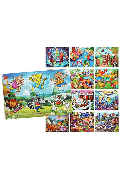 ToyMarkt Ξύλινο Παζλ 60 τεμάχια Ζώα 30x22.5xcm 891932