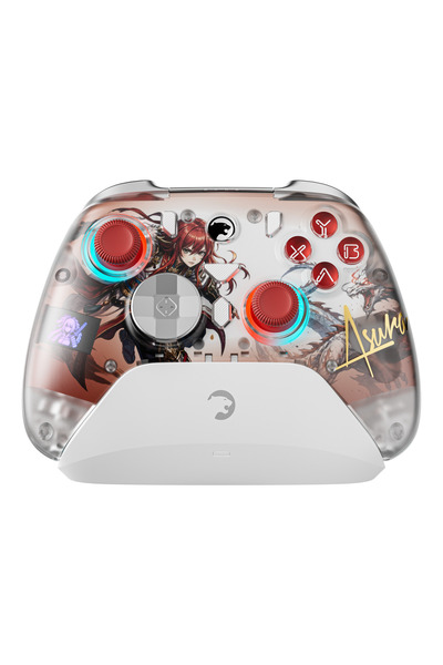 GamePower Asura Kablosuz Beyaz RGB TMR Gamepad (2.4G, Bluetooth, Kablolu) (PC...