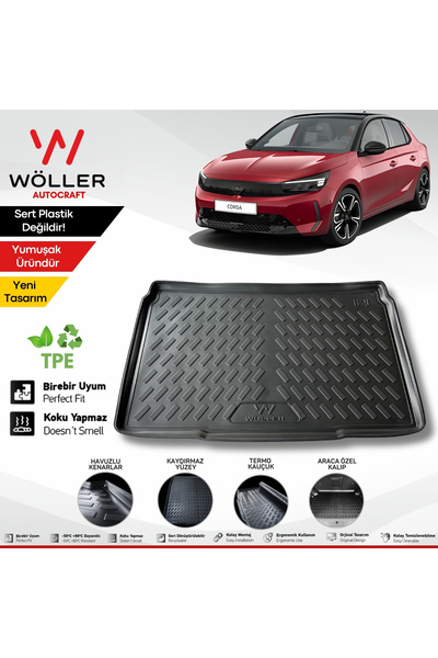 wöller Opel Corsa Bagaj Havuzu Hybrid 2025 Sonrası Uyumlu 3d Ultraflex Esnek