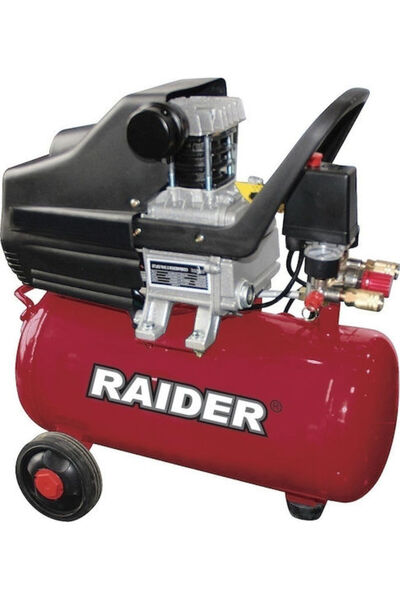 Raider RD-AC04Z Μονοφασικός αεροσυμπιεστής με ισχύ 2hp και δοχείο αέρα 24 λίτ...