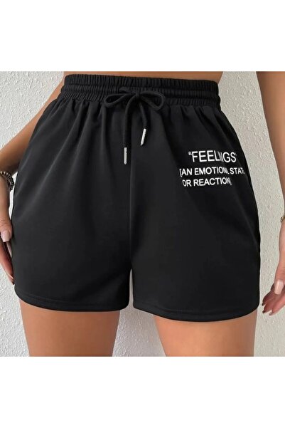 COZYWEAR Black Printed Women's Shorts