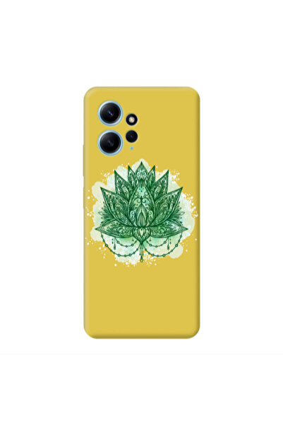 Other Xiaomi Redmi Note 12 4G Witch leaf Yellow Colored Silicone TPU Θήκη