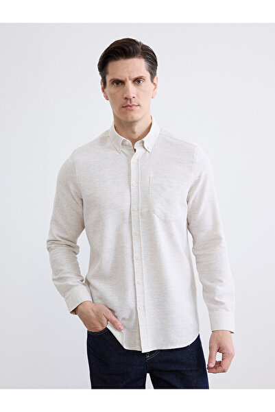 LC Waikiki Peak New Season Regular Fit Dobby Men's Shirt