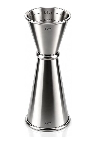 The Bros Japanese Style Jigger - Double Cocktail Jigger for Bartending, 2 oz ...