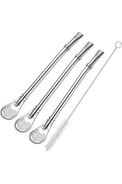 The Bros SHENZHENDAKANG Yerba Mate Bombilla Gourd Drinking Filter Straws 304 ...