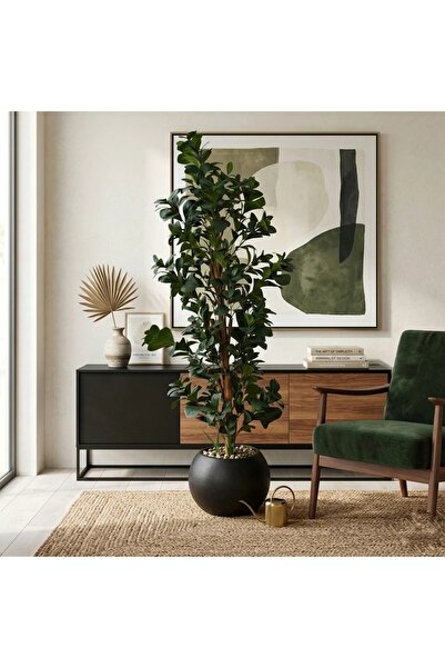 Al Hadaya Mall Artificial Tree with Elegant and Modern Design and Plastic Bas...