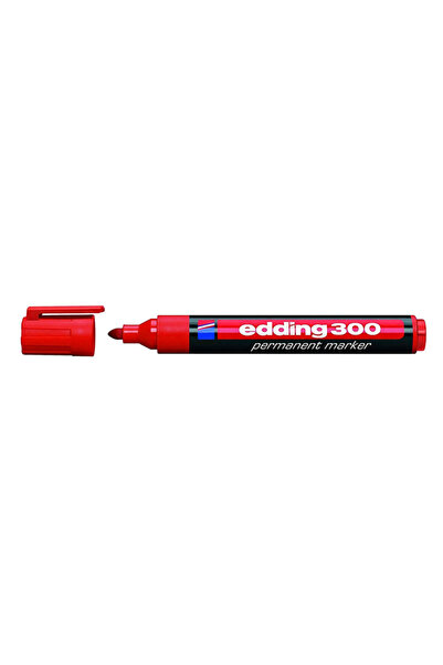 Generic Brand ανεξίτηλος μαρκαδόρος 300, 1.5-3mm, επαναγεμιζόμενος, κόκκινος