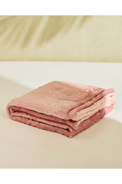 REDTAG Baby Pink Embossed Flannel Blanket