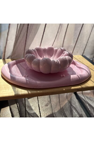 Dabris Decor Set Decor Tavă Cloud și suport pentru bijuterii Aurora Handmade