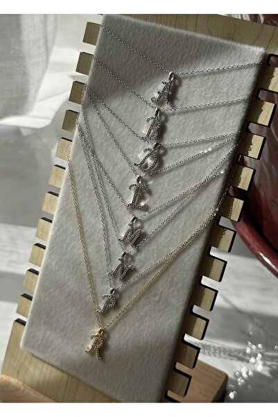 PALICE Steel Thin Letter Necklace - N
