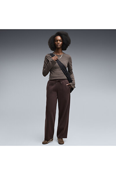 Puma Pantaloni din fleece cu croială dreaptă