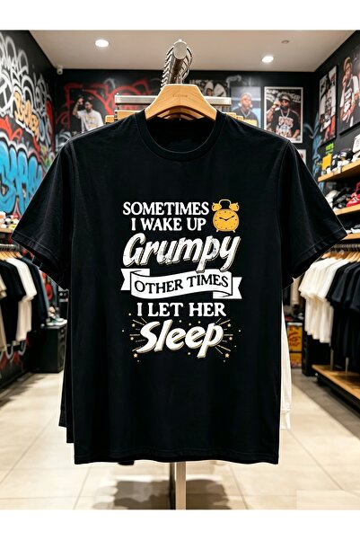 23 nisan تي شيرت برسومات مضحكة للرجال البالغين، بطبعة 'Wake Up Grumpy Let Him...
