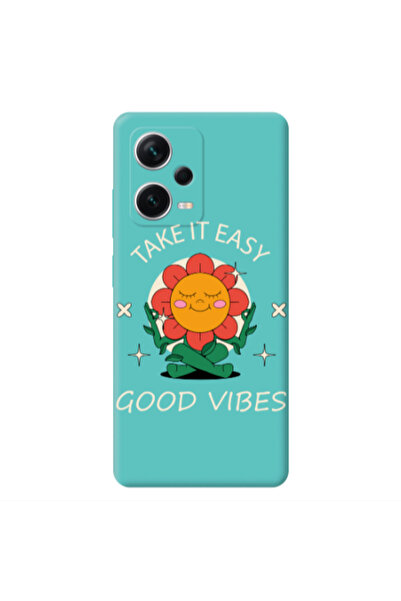 Other Xiaomi Poco X5 Take It Easy Turquoise Colored Silicone TPU Θήκη
