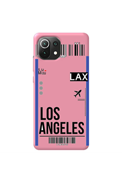 Other Xiaomi Mi 11 Lite Los angeles Pink Colored Silicone TPU Θήκη