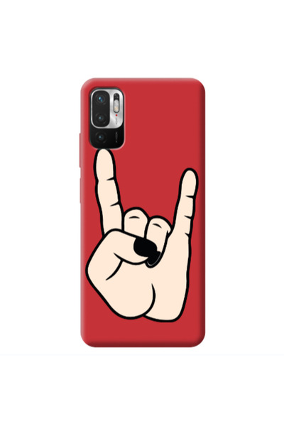 Other Xiaomi Redmi Note 10 Pro 5G Rock Red Colored Silicone TPU Θήκη