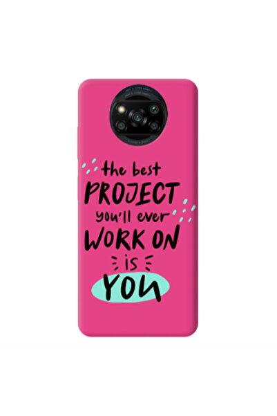 Other Xiaomi Poco X3 /X3 Pro The Best Project Fuchsia Colored Silicone TPU Θήκη