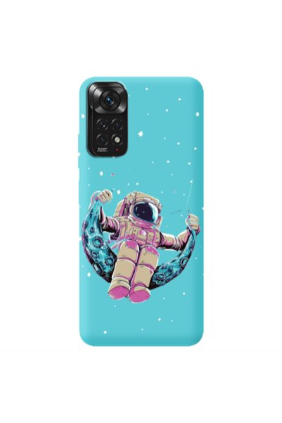 Other Xiaomi Redmi Note 11 4G Astronaut swinging on the moon Turquoise Colore...