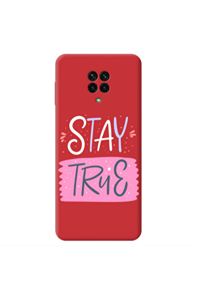 Other Xiaomi Redmi Note 9 Pro Stay True Red Colored Silicone TPU Θήκη