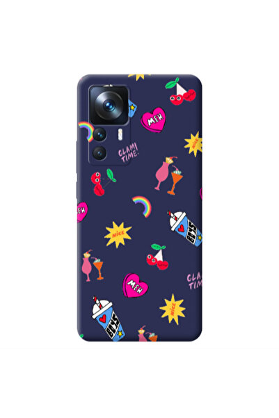Other Xiaomi Mi 12T glam time Dark blue Colored Silicone TPU Θήκη