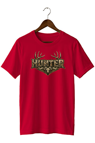 WİDİ Camouflage Printed T-Shirt Hunter Deer Figured Nature T-Shirt