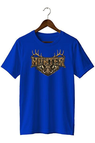 remonz Special Design Camouflage Hunter Wild Boar Printed Men's T-Shirt
