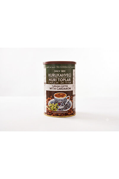 kurukahveci nuri toplar KAKULELİ TÜRK KAHVESİ 250 GR. TENEKE KUTU