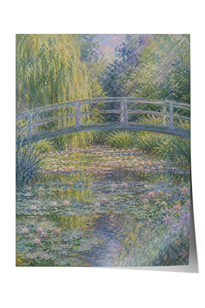 Zestia Poster inspirat de Monet cu Podul Japonez, Grădina Impresionistă, Fără...