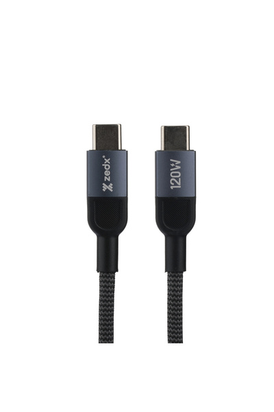 ZEDX ZX-019 3A USB-C to USB-C Super Fast Charging Cable (1.5m/1500mm) Heavy D...