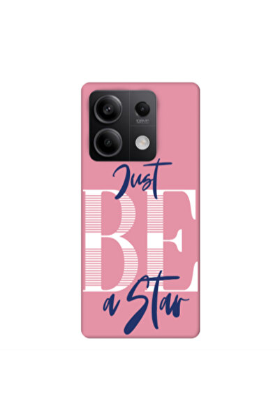 Other Xiaomi Redmi Note 13 5G Just Be a Star Pink Colored Silicone TPU Θήκη