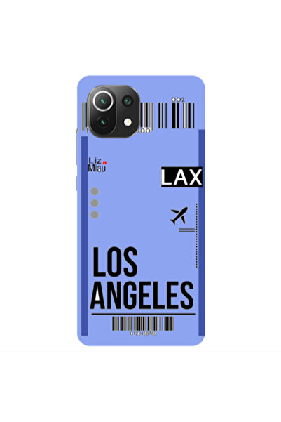 Other Xiaomi Mi 11 Lite Los angeles Light Purple Colored Silicone TPU Θήκη