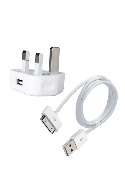 Generic Wall Charger Plug and Cable Compatible with iPhone 4/4S/3G/3GS,iPad 2...