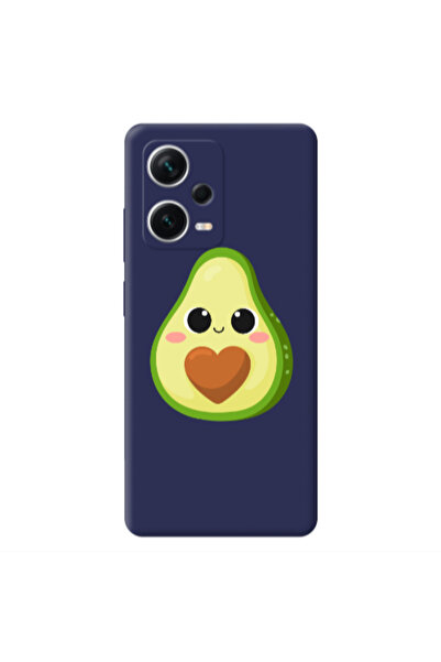 Other Xiaomi Poco X5 Baby avocado Dark blue Colored Silicone TPU Θήκη