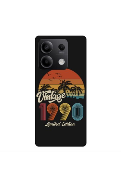 Other Xiaomi Redmi Note 13Pro 5G Vintage Black Colored Silicone TPU Θήκη