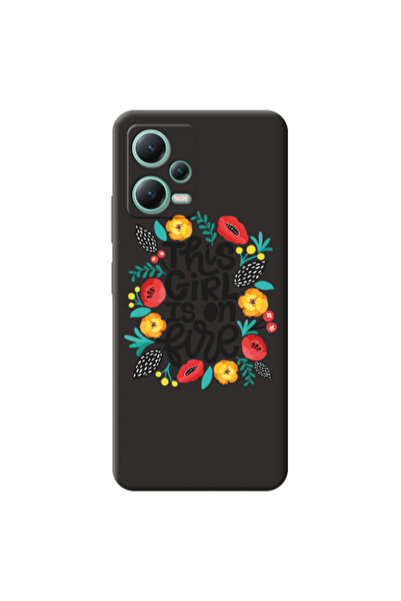 Other Xiaomi Redmi Note 12 Pro 5G This Girl Black Colored Silicone TPU Θήκη