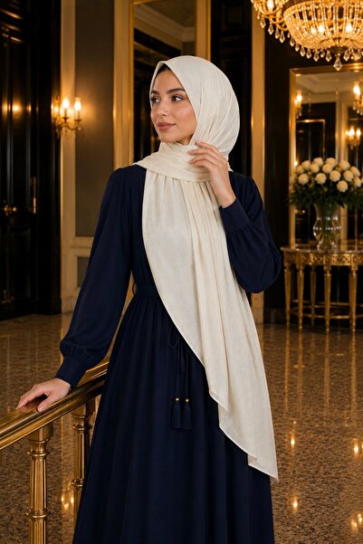 İmajButik White Crystal Levidor Evening Dress Shawl