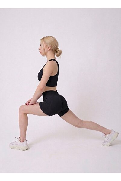 sisy Scrunch Seamless Toparlayıcı Batik Büzgülü Kısa Tayt
