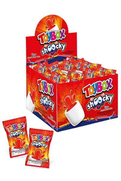 Toybox Dolgulu Ekşi Sakız 4 gr 100'lü Paket Vişne Aromalı