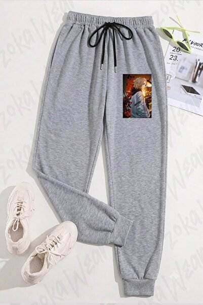 ZOKAWEAR Unisex Tokyo Revengers Manjiro Sano (Mi̇key) Design Printed Sweatpants