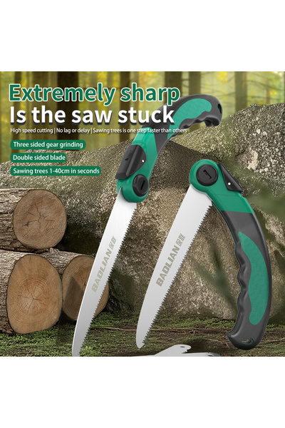 Choice 200mm-299mm Heavy Duty Folding Hand Saw One-Button Locking Mechanism, ...
