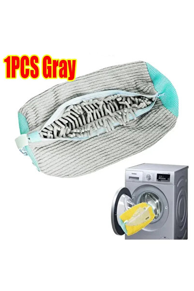Choice4 1PCS-grey 1/2PCS Washing Shoes Bag Protector Fluffy Fibers Polyester ...