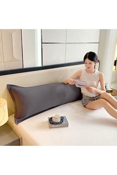 Choice8 48x120cm 1pcs dark gray 2025 new solid color washed cloud cotton long...