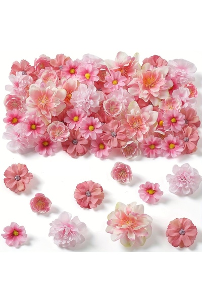 Choice5 Pink 36Pcs Rose Artificial Flowers Mix Fake Flowers for Home Decor We...