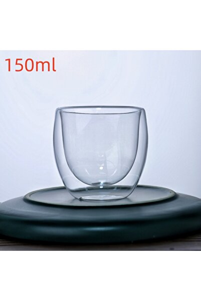 Choice4 80-450ml 150ml No handle 1pc Double Wall Insulated Glass Cup 80/150/2...