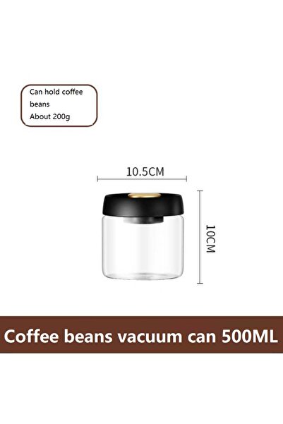 Choice 500ML New Bean Coffee Storage Container Vacuum Seal Container Coffee B...