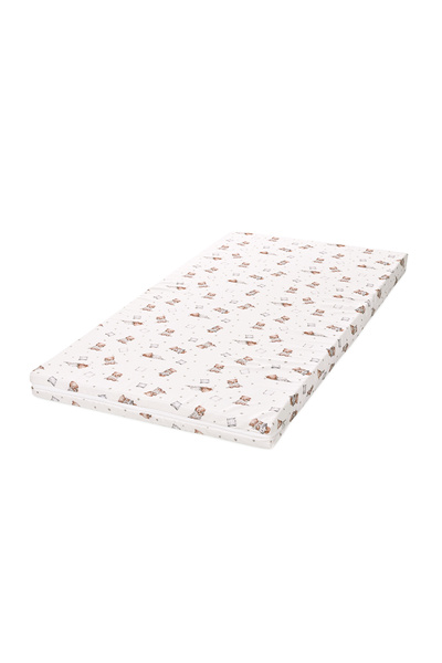 LORELLİ Saltea pat Classic, 60 x 120 x 6 cm, spuma elastica, Bear and Pill Beige